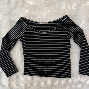 Pull and Bear striped crop top